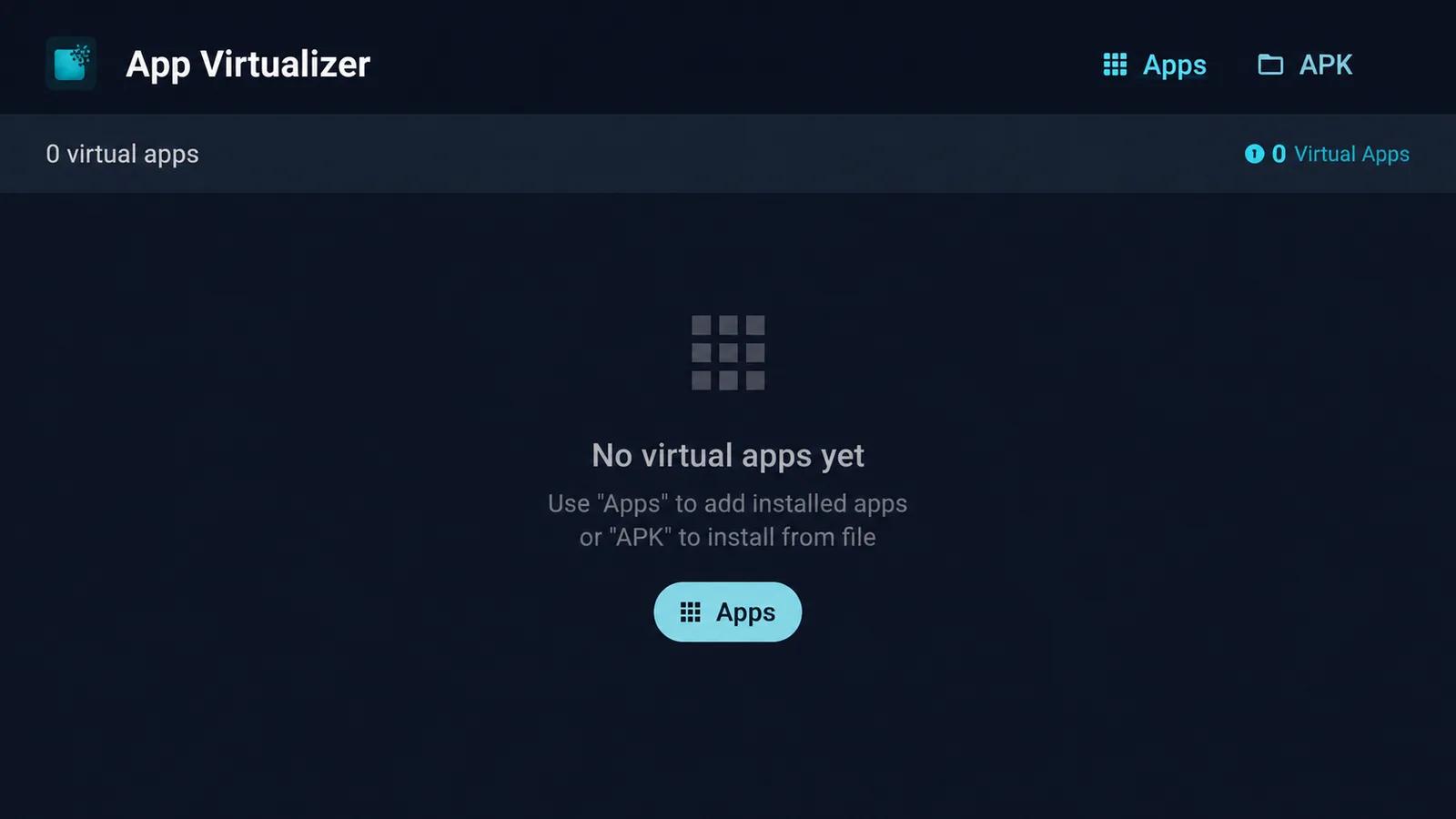 This app showing the installed apps launcher list with a blocked app highlighted and the launch option visible
