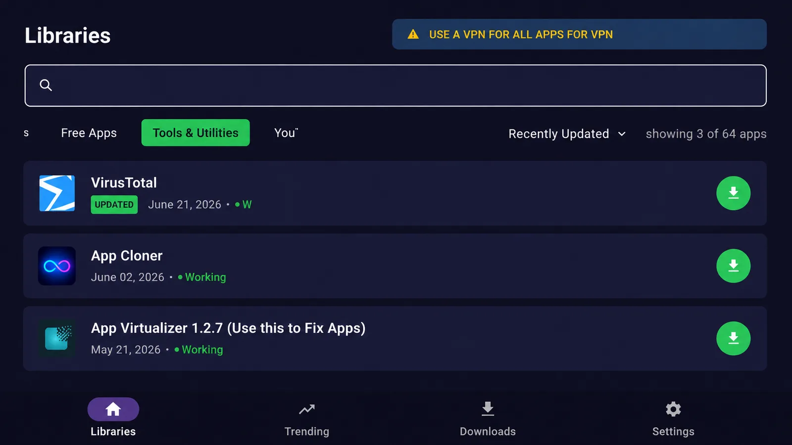 TV Wizard screen showing LinkDrop, Unlinked, and LinkBase available to install