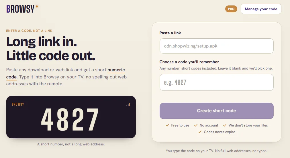 Best Browsy Codes (2026): The Complete List for ONN and Android TV